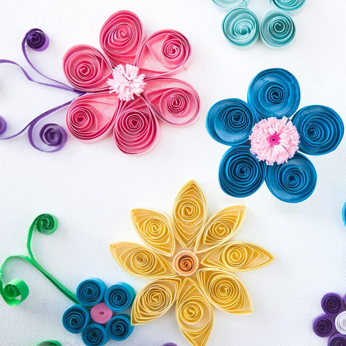 Conjunto de Tiras de Papel Quilling Enenes 36 Colores 54 cm