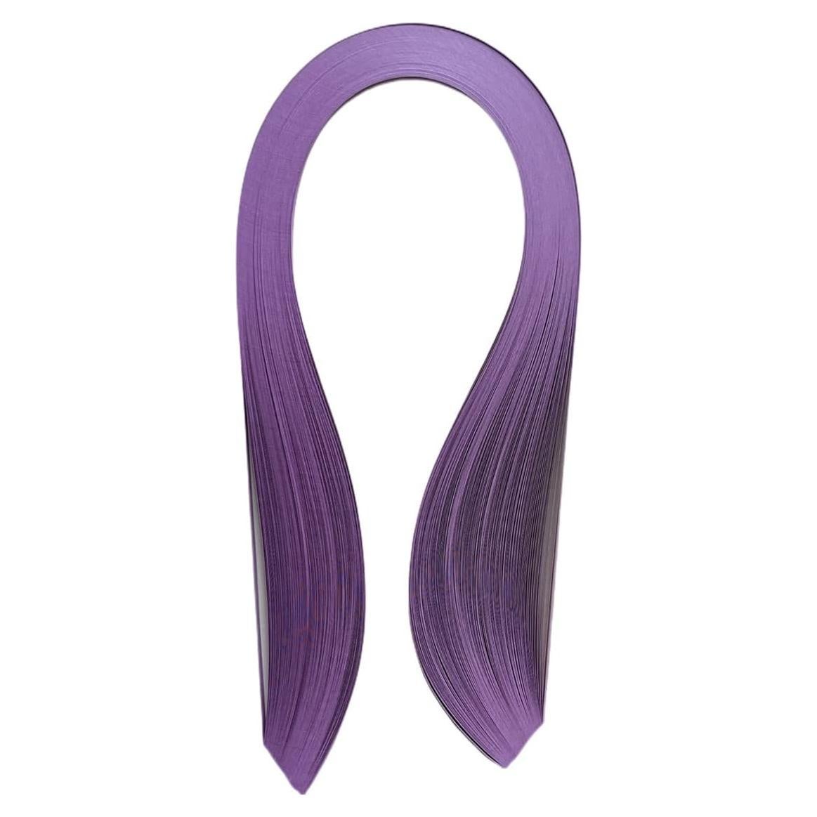 Tiras de Papel Quilling ODETOJOY Púrpura 3mm 5mm 10mm 53.34cm