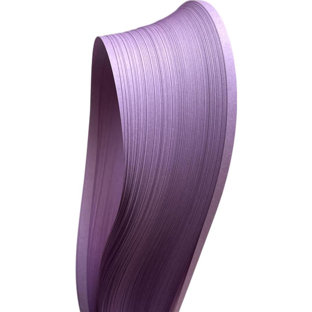 Tiras de Papel Quilling ODETOJOY Púrpura 3mm 5mm 10mm 53.34cm