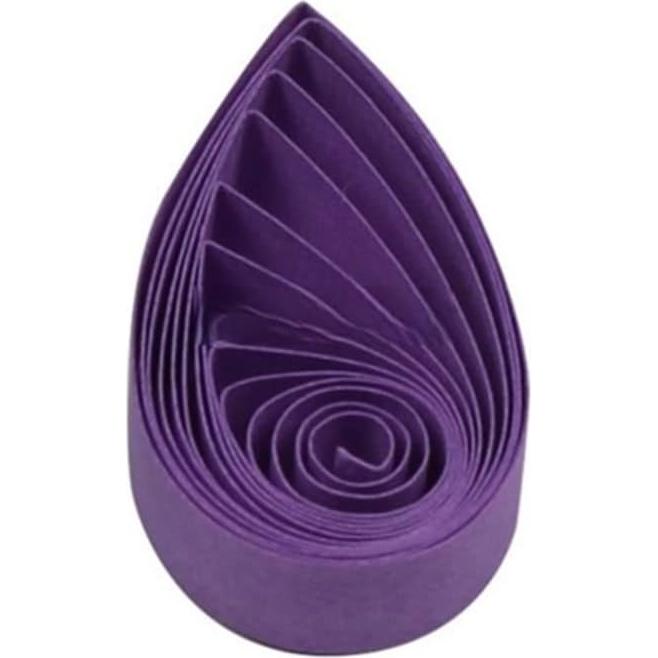 Tiras de Papel Quilling ODETOJOY Púrpura 3mm 5mm 10mm 53.34cm