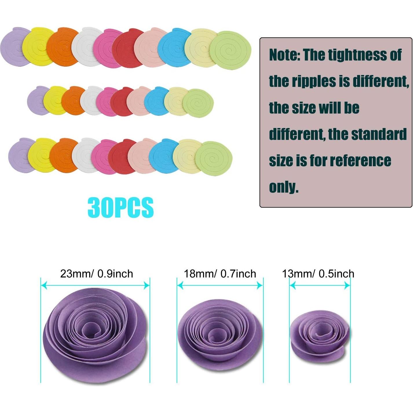 Woohome Kit de Quilling 1040 Tiras de Papel y Herramientas