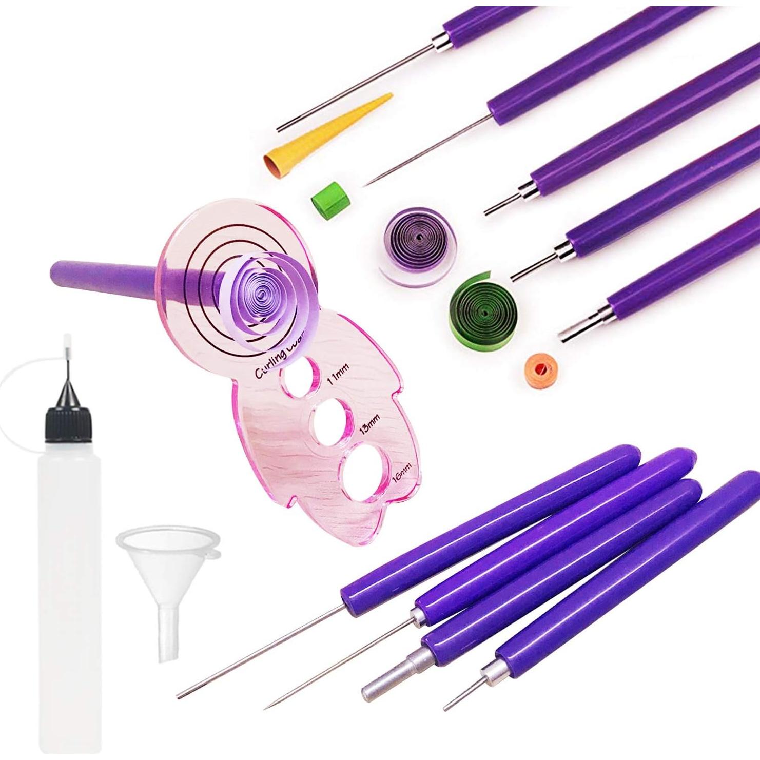 Woohome Kit de Quilling 1040 Tiras de Papel y Herramientas