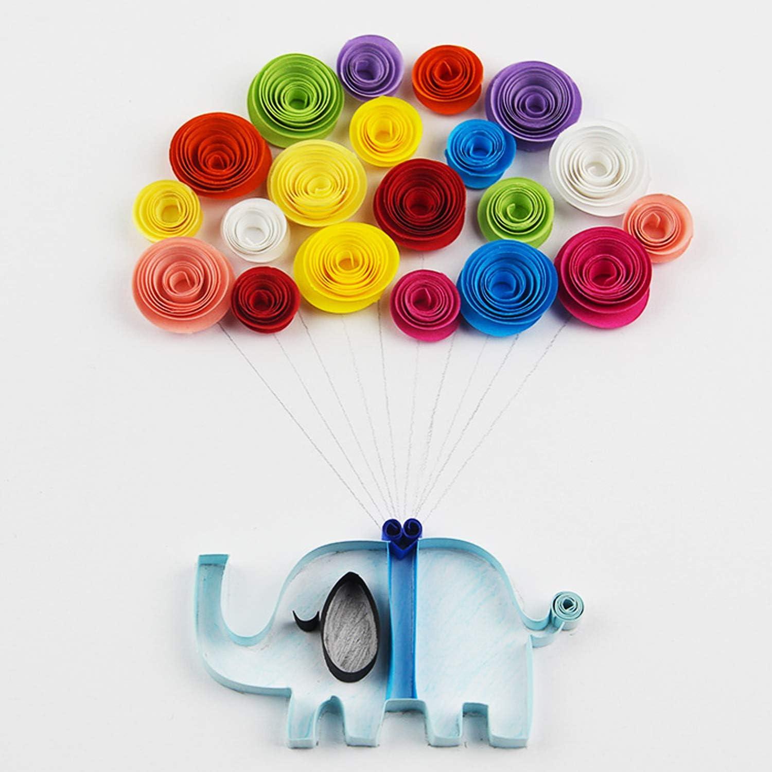 Woohome Kit de Quilling 1040 Tiras de Papel y Herramientas