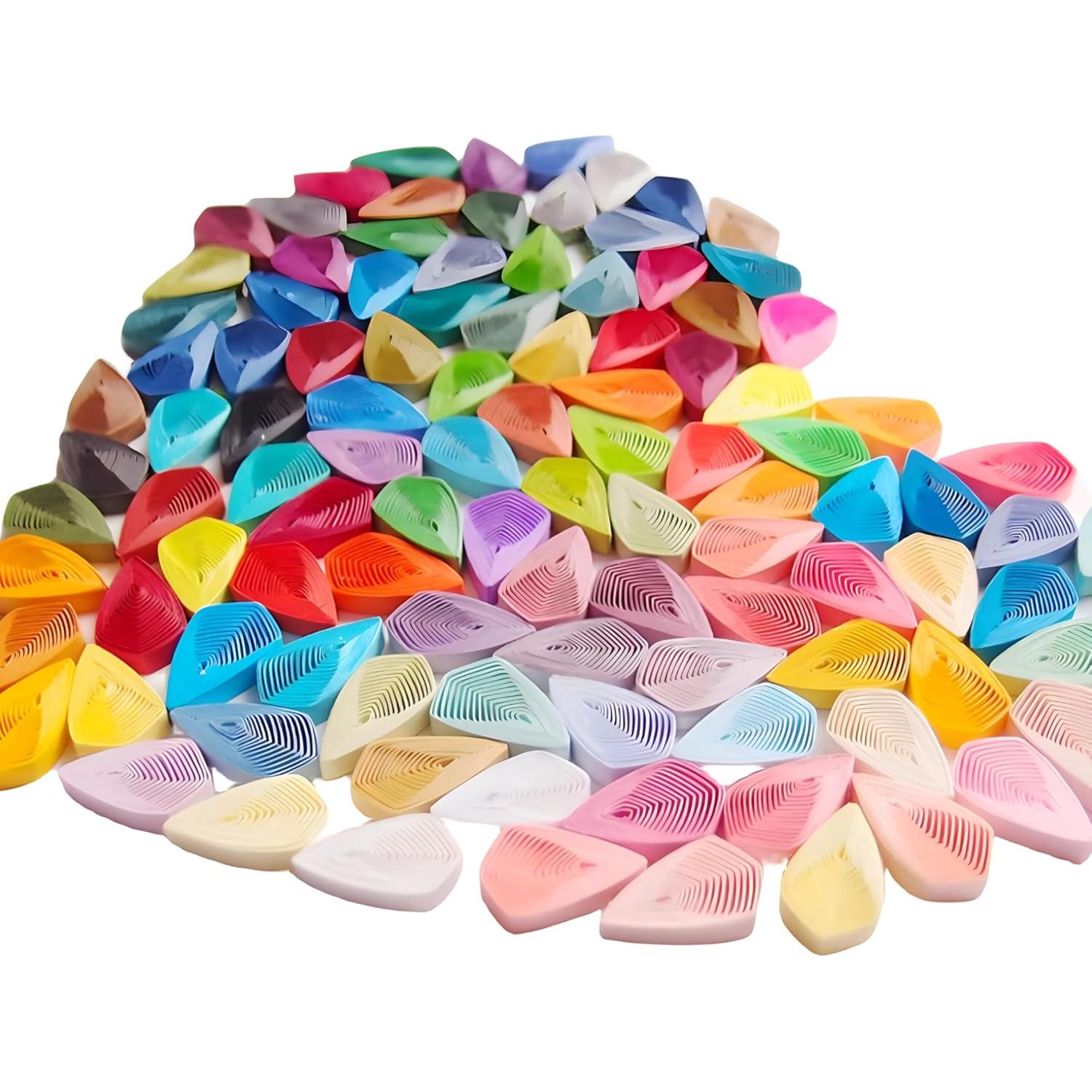 Tiras de Papel Quilling DoingDo 5mm Rojo Pastel 90pcs