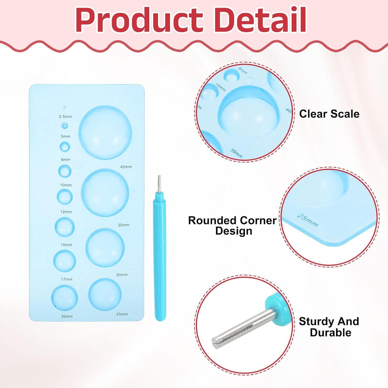 Herramientas de Quilling MECCANIXITY 17.3x8.4 cm Azul