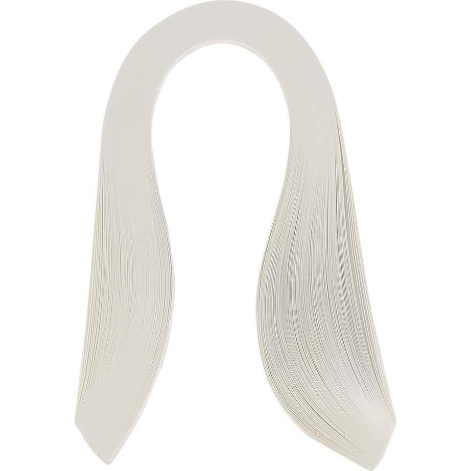 HEEPDD 600 Tiras de Papel Quilling Blancas 3mm para Manualidades