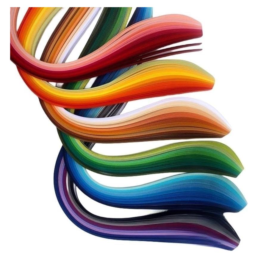 Juego de Tiras de Papel Quilling DoingDo 540pcs 5mm Pastel