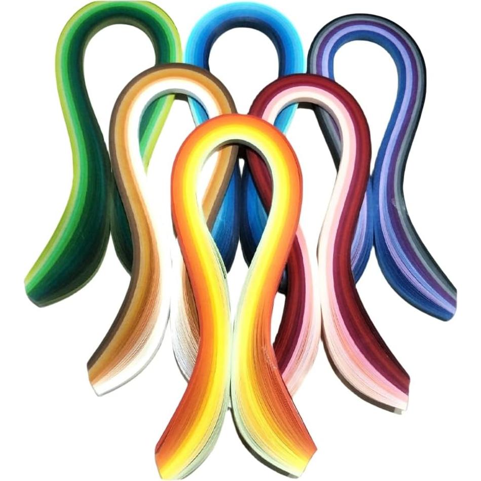 Juego de Tiras de Papel Quilling DoingDo 540pcs 5mm Pastel