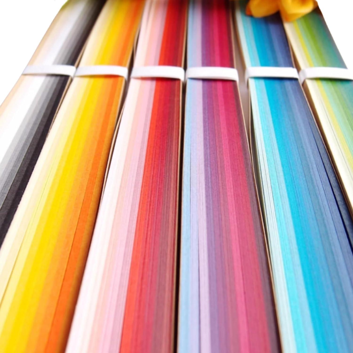 Juego de Tiras de Papel Quilling DoingDo 540pcs 5mm Pastel