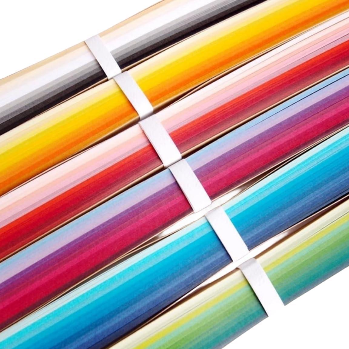 Juego de Tiras de Papel Quilling DoingDo 540pcs 5mm Pastel