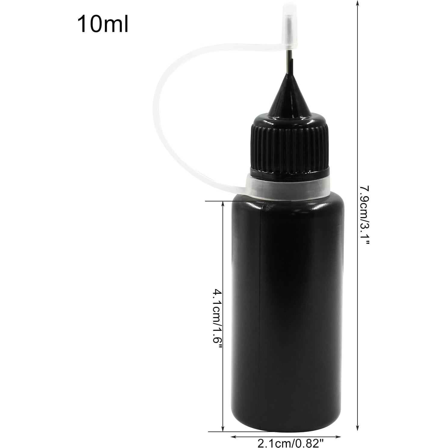 Botellas Aplicadoras de Precisión Bivethoi 15ml - 10 Piezas