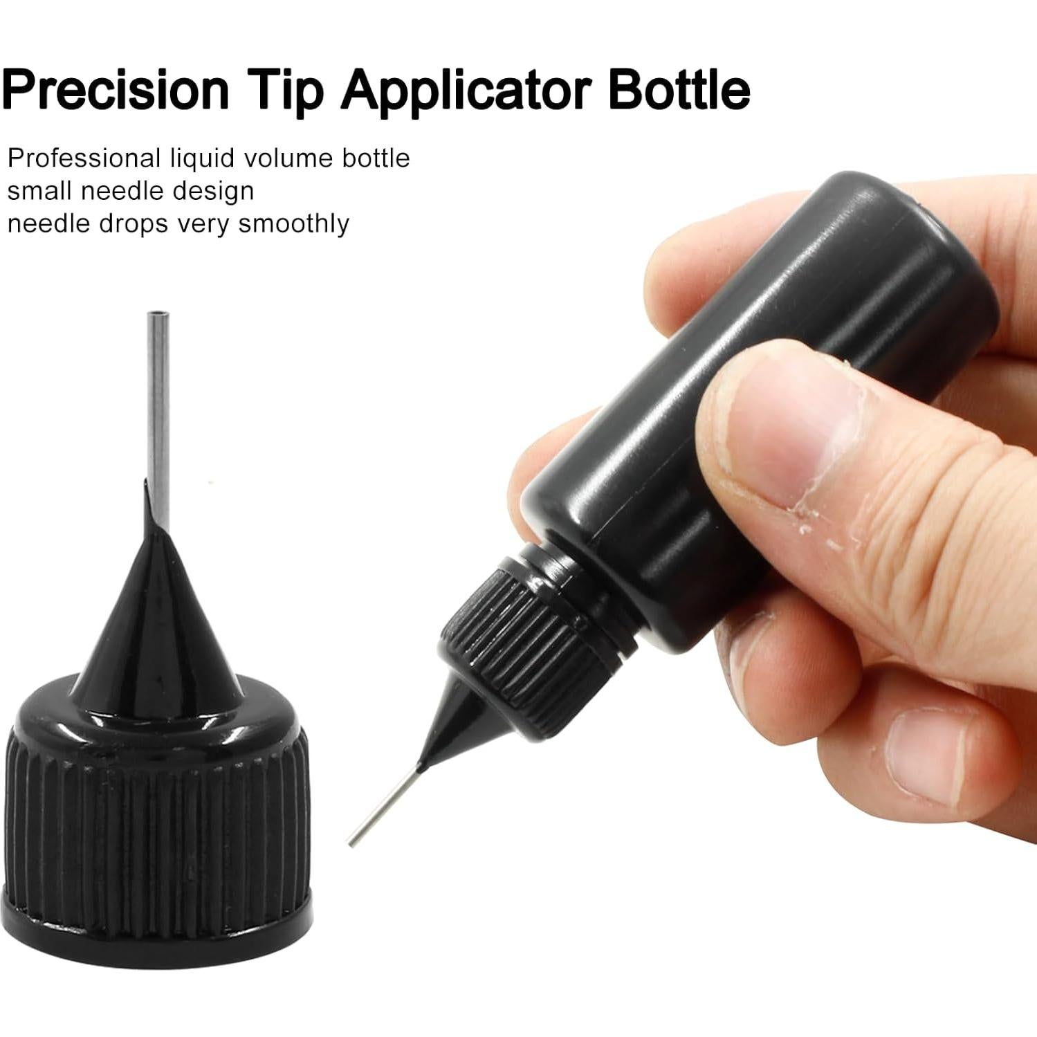 Botellas Aplicadoras de Precisión Bivethoi 15ml - 10 Piezas