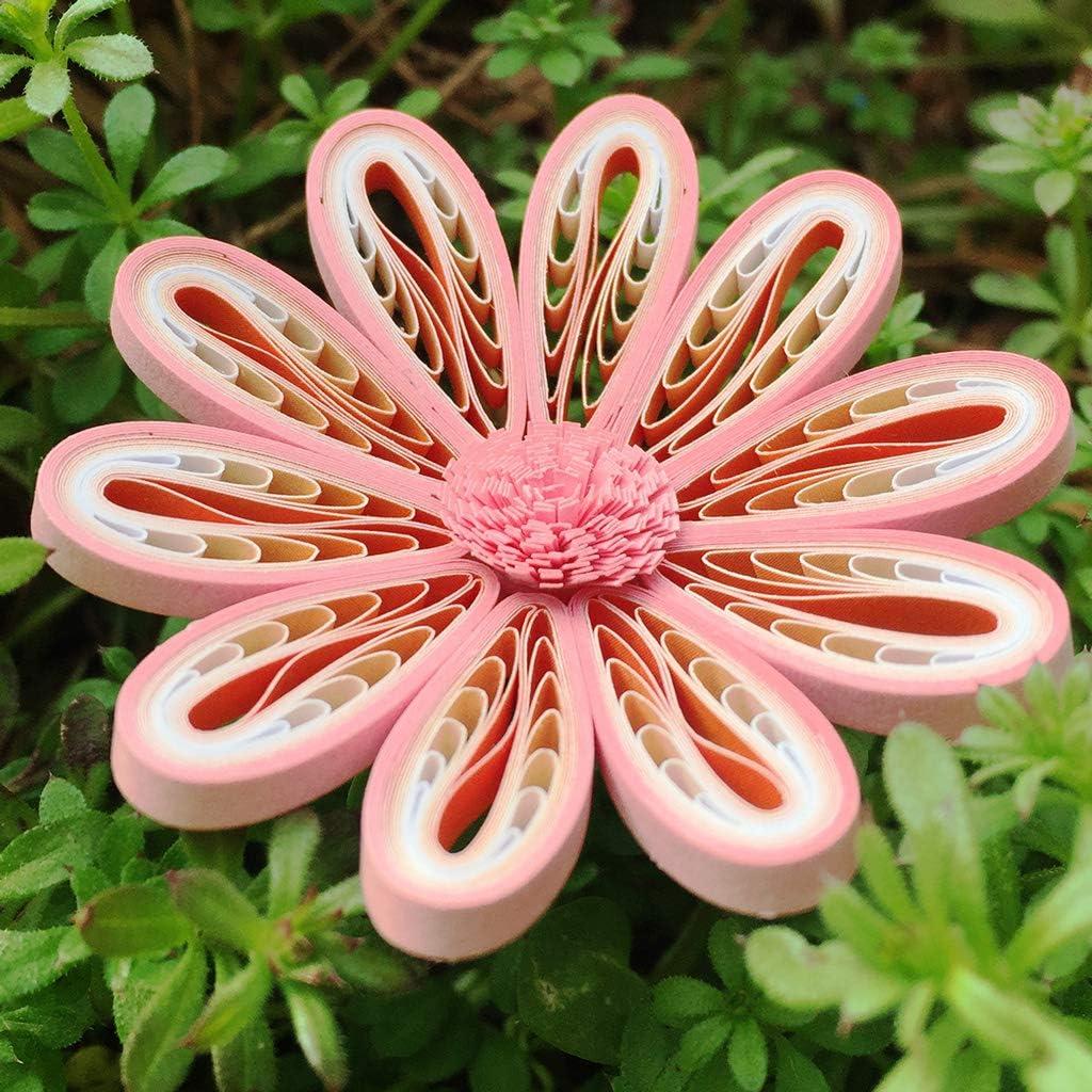 JUYA Juego de Papel Quilling Gradiente 10 Colores 3 mm