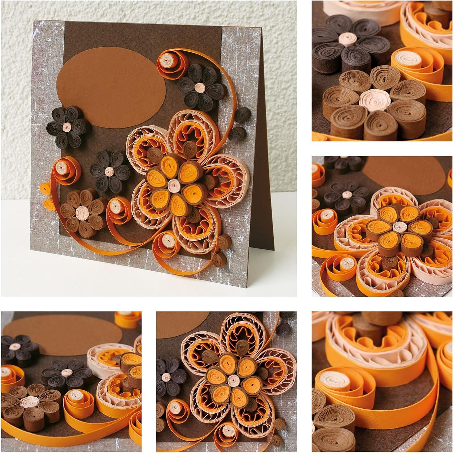 Plantilla de Quilling MECCANIXITY 21x17.8 cm Rosa