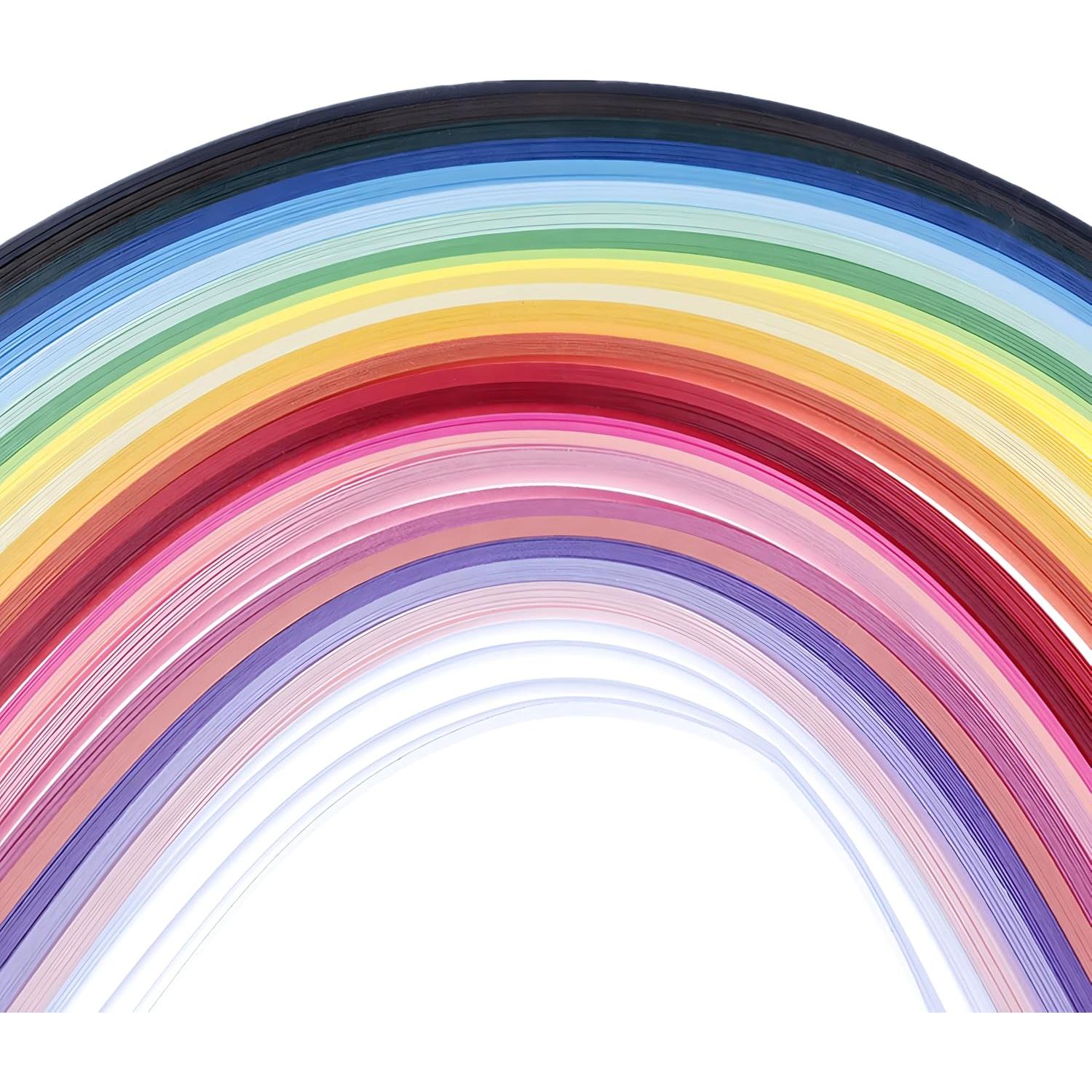 Tiras de Papel Quilling 5mm Easy PaperArt 260pcs 39cm 26 Colores