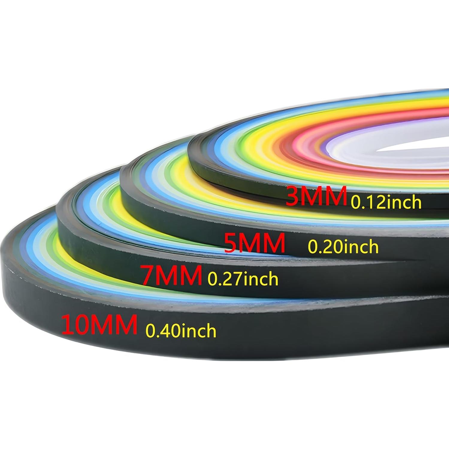 Tiras de Papel Quilling 5mm Easy PaperArt 260pcs 39cm 26 Colores