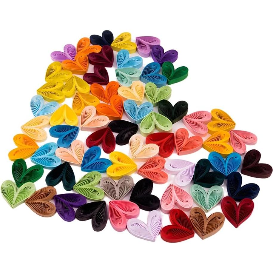 Tiras de Quilling Amarillo Claro 5mm DoingDo 120pc 53cm