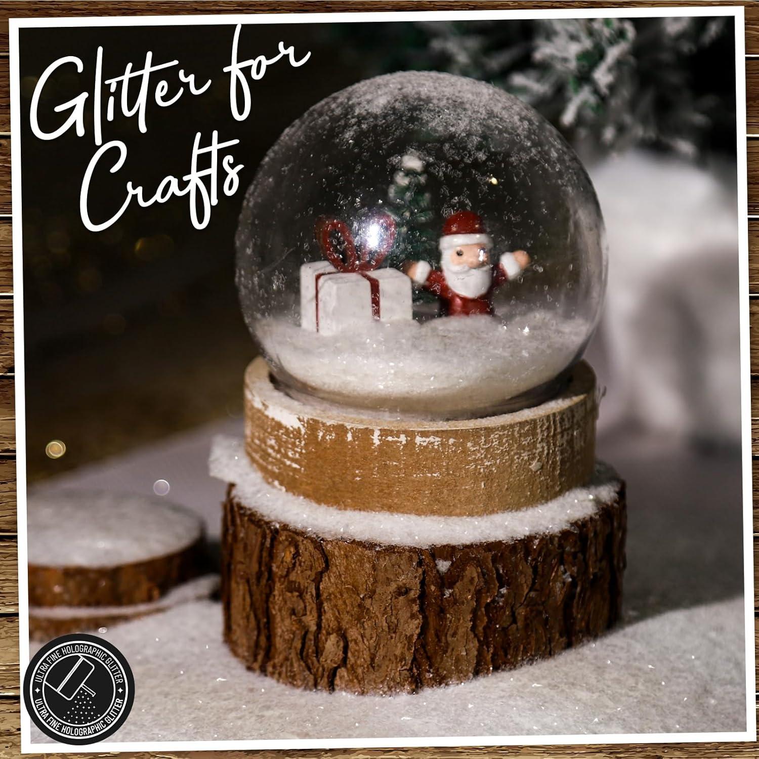 Purpurina Blanca LEOBRO 130g para Manualidades y Belleza