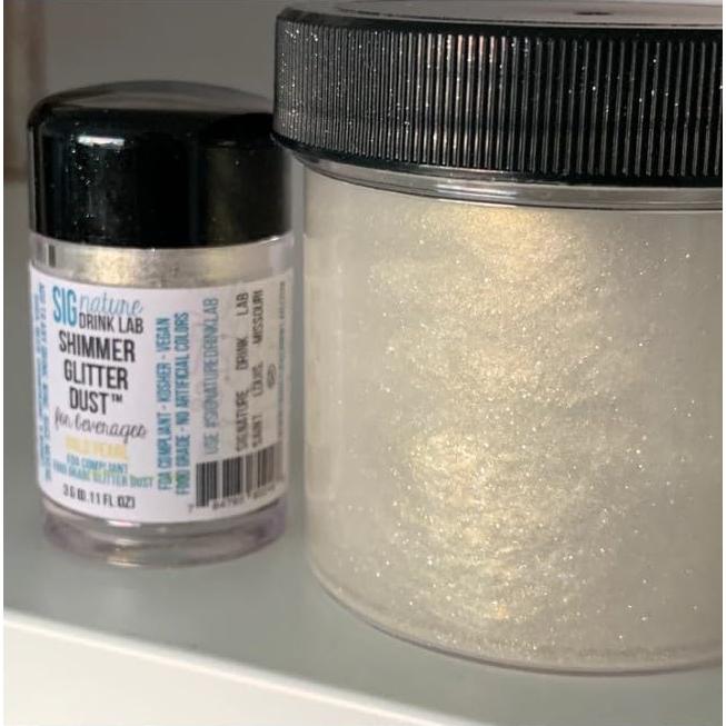 Brillo Comestible para Bebidas Signature Drink Lab 3g Perla Dorada