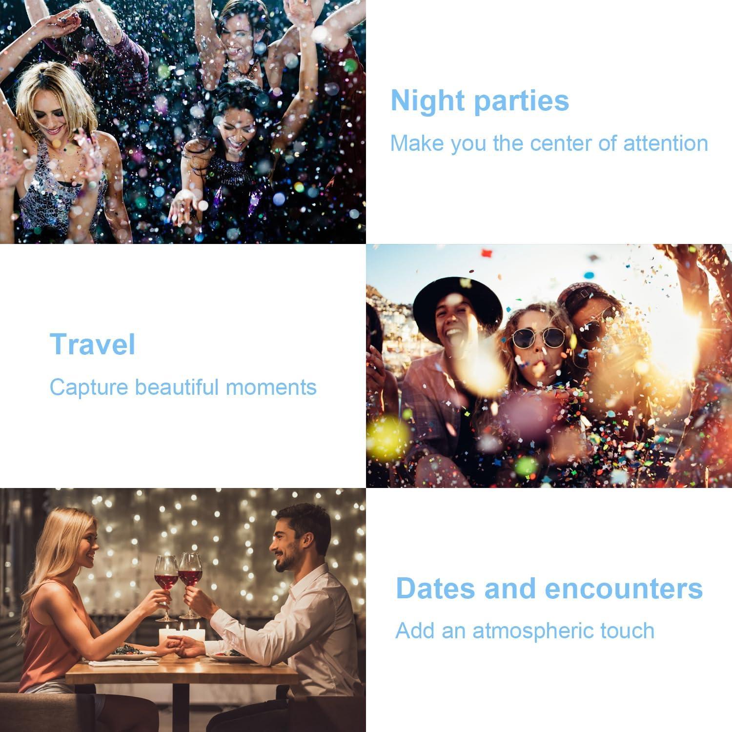 Spray de Brillo Corporal Gadmlury 32g Rosa Brillante