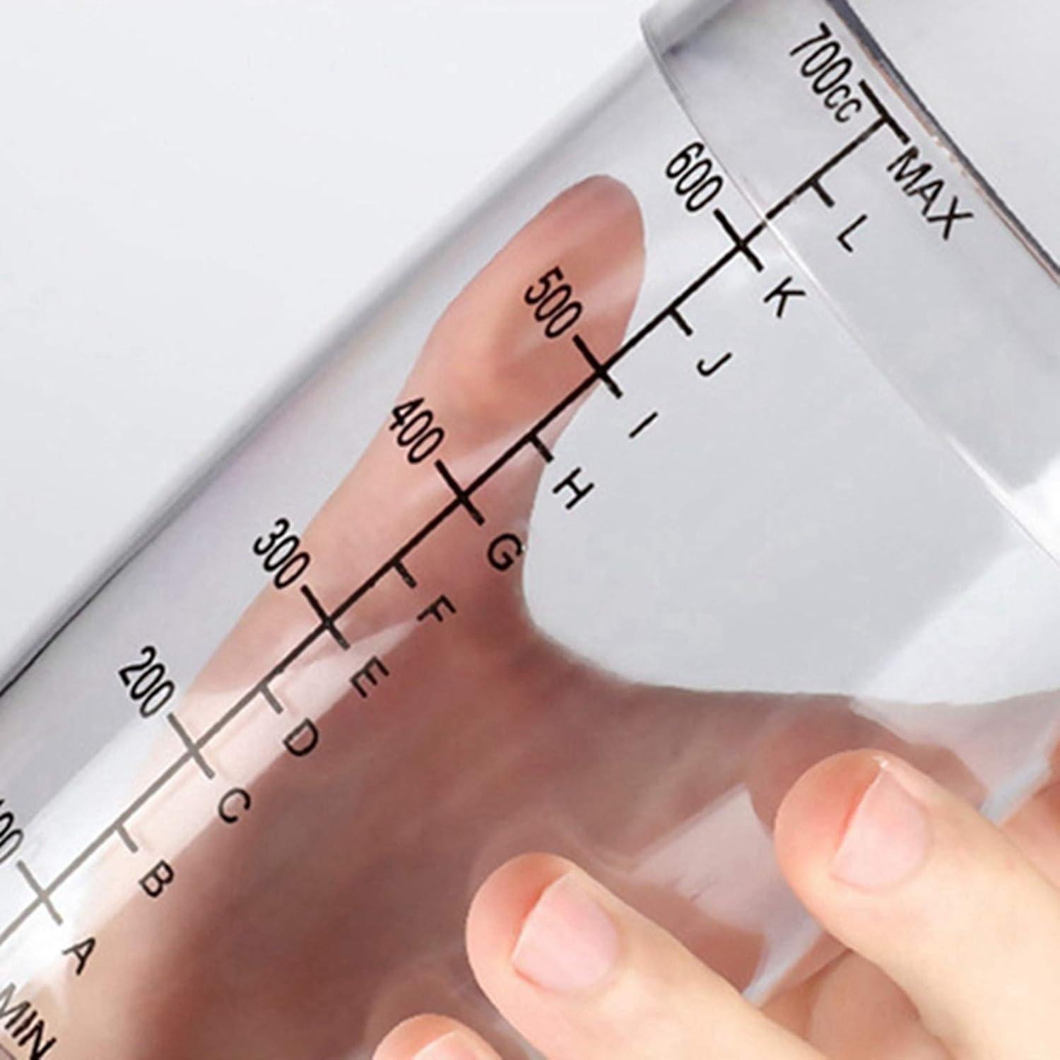 Vaso Mezclador de Plástico FEOOWV 700cc Transparente