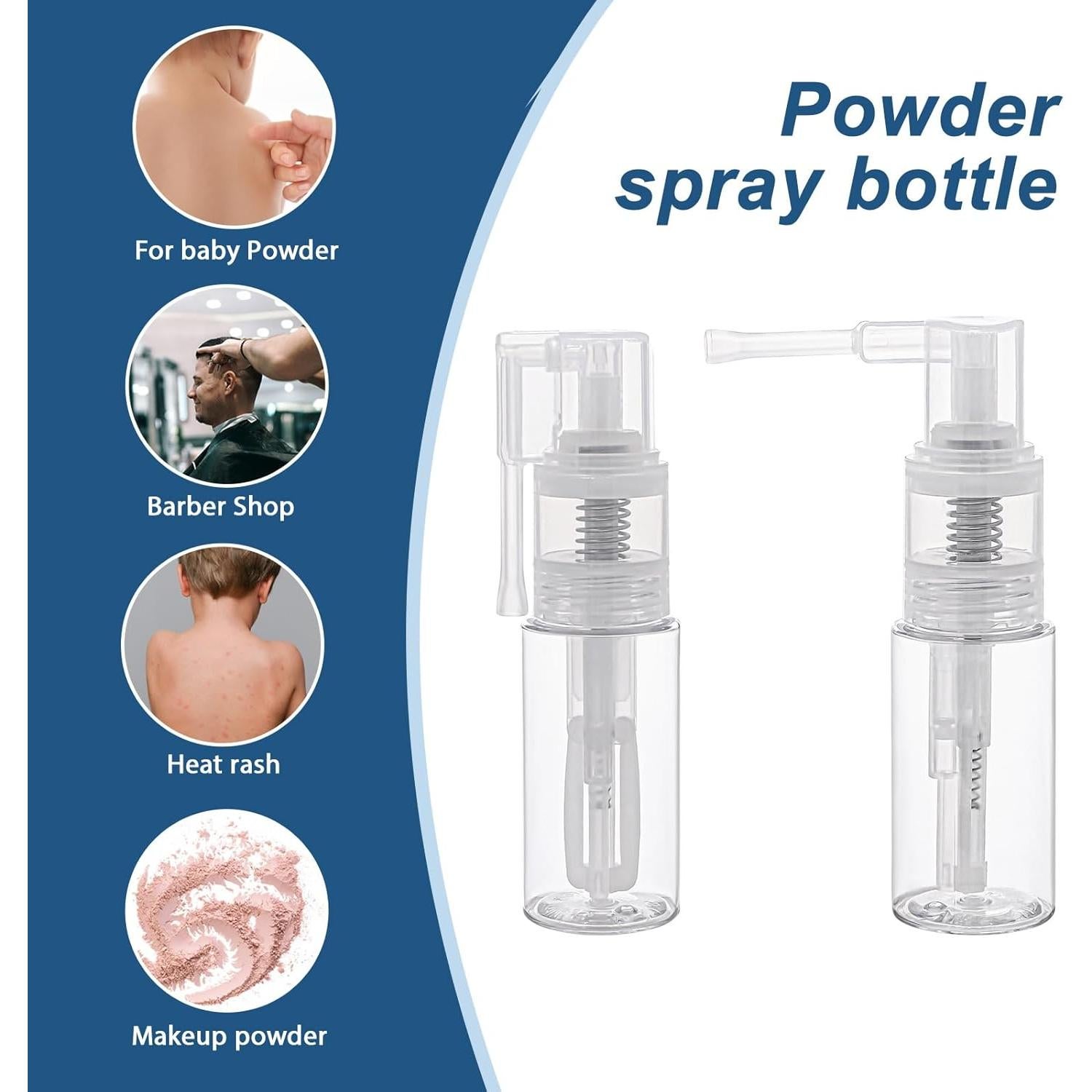 Botella Spray Vacía 25ml Vin Beauty para Polvo y Maquillaje