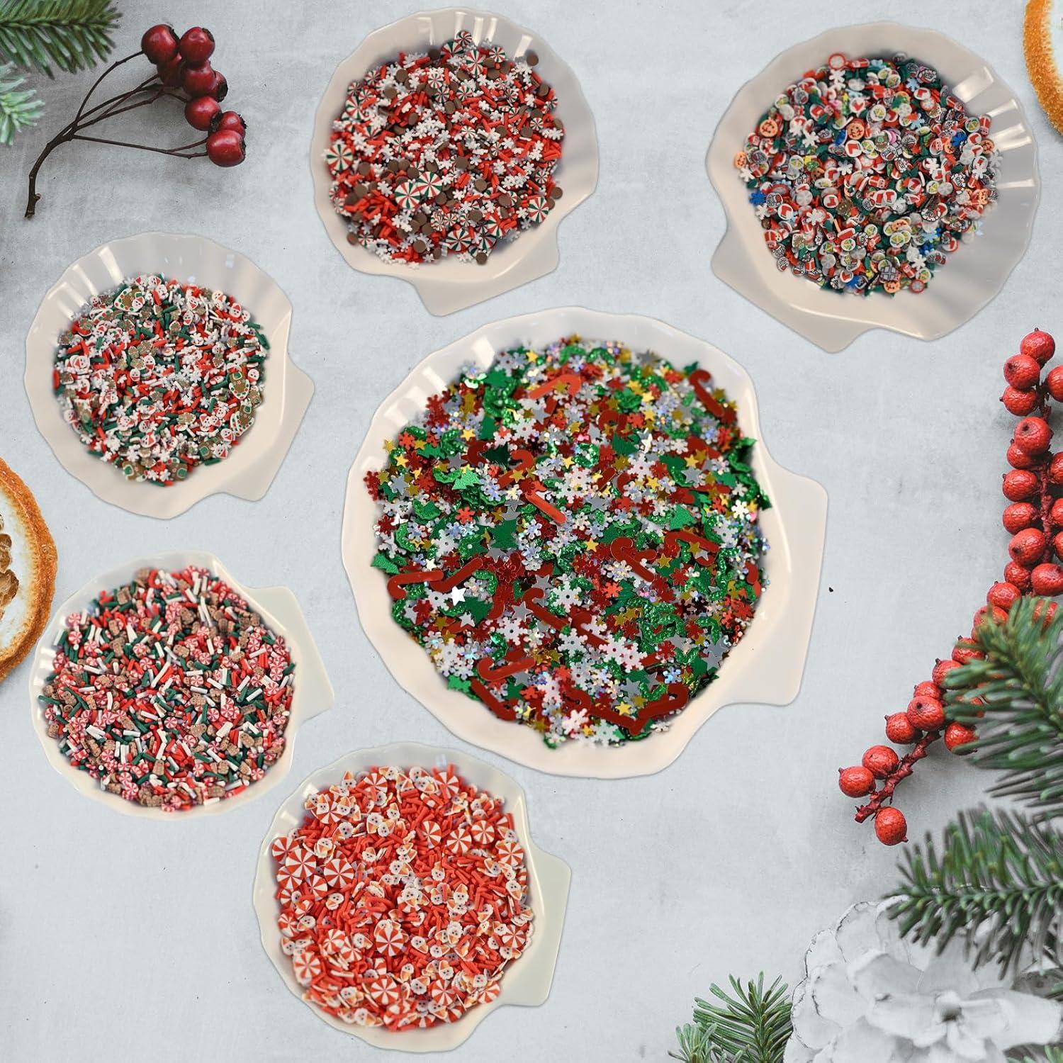 Chispas Falsas de Navidad LIKETURE 180g 12 Botellas Multicolor