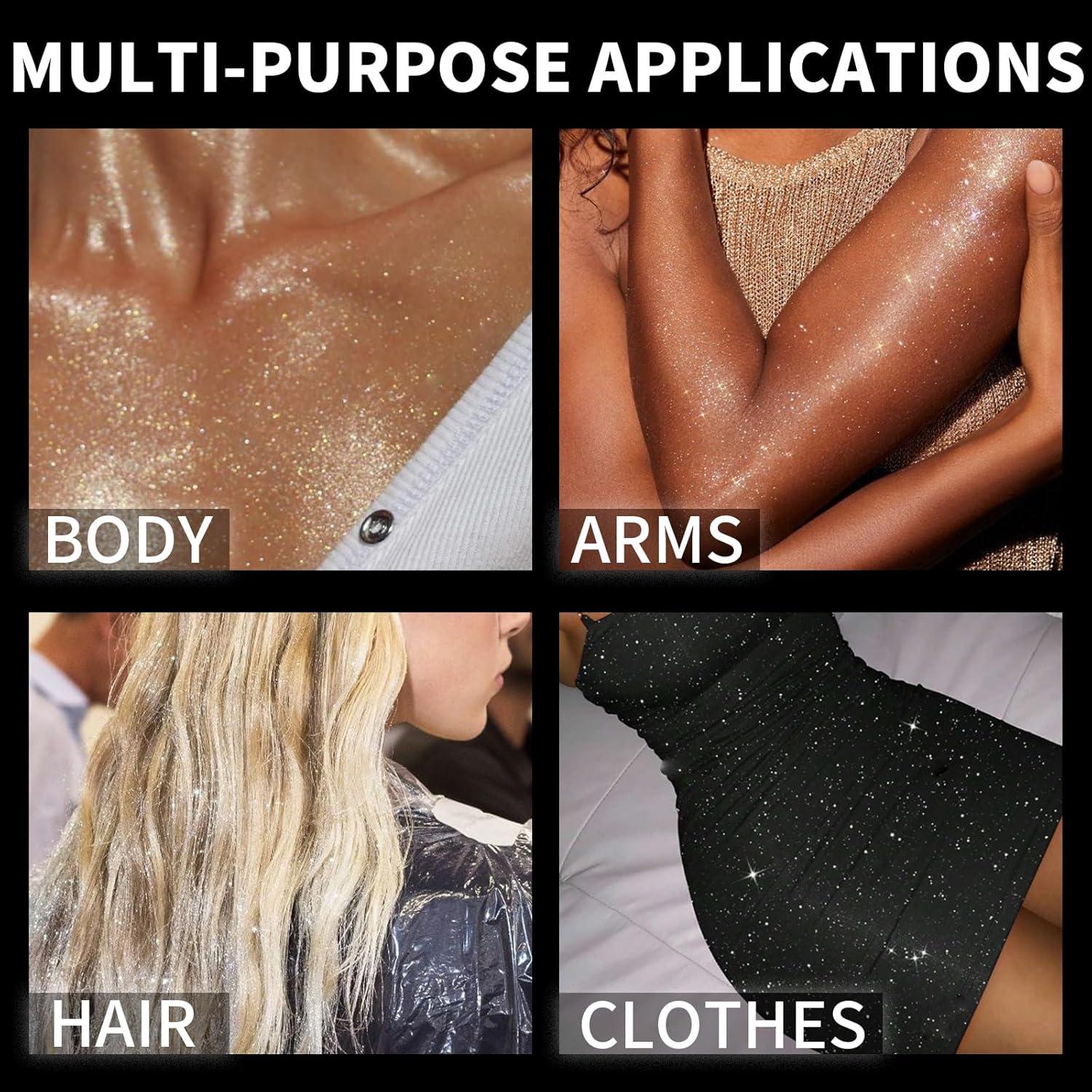 Spray Brillante Holográfico Plateado Elitles Made 150ML