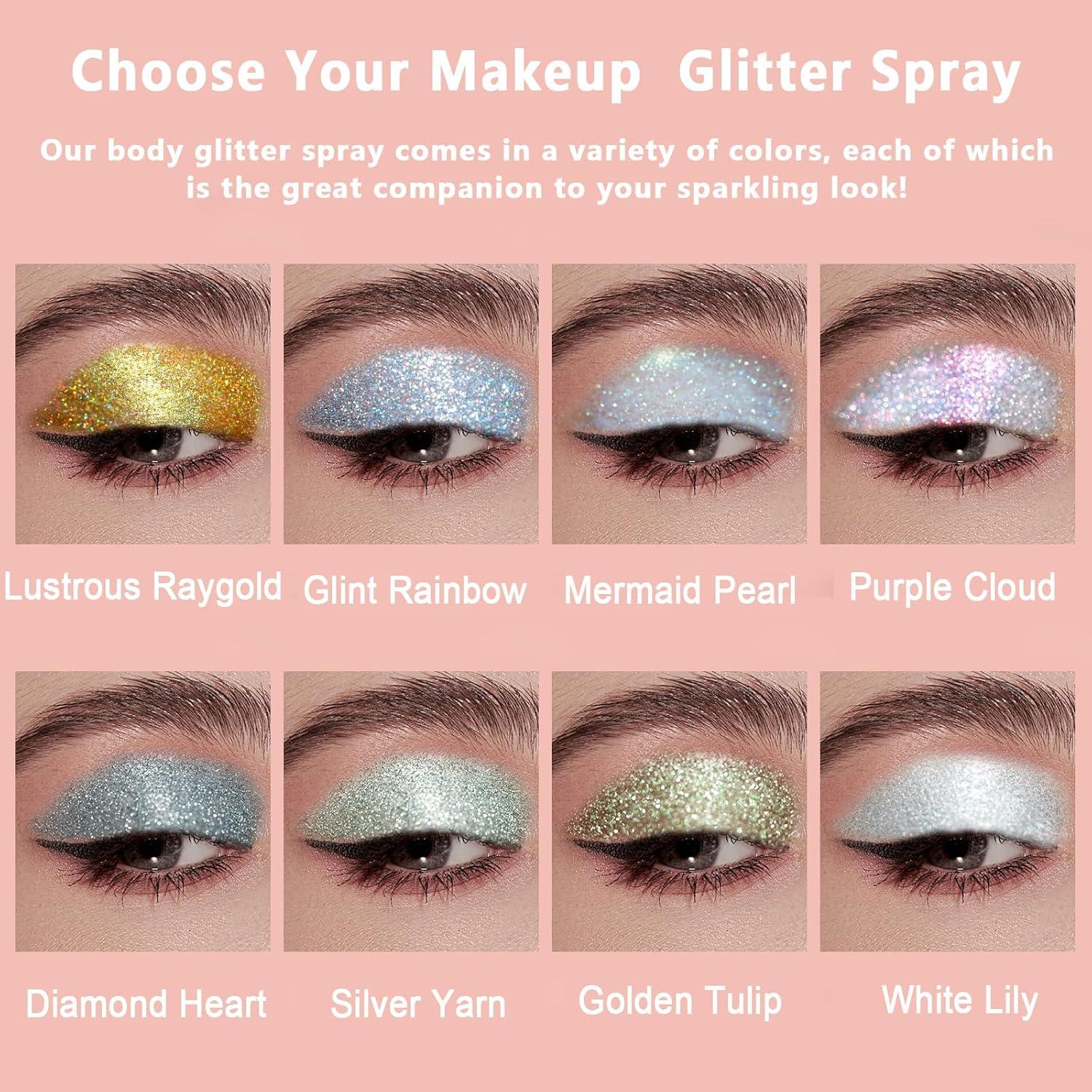 Spray de Brillo Holográfico Boko 10ml para Cuerpo y Cabello