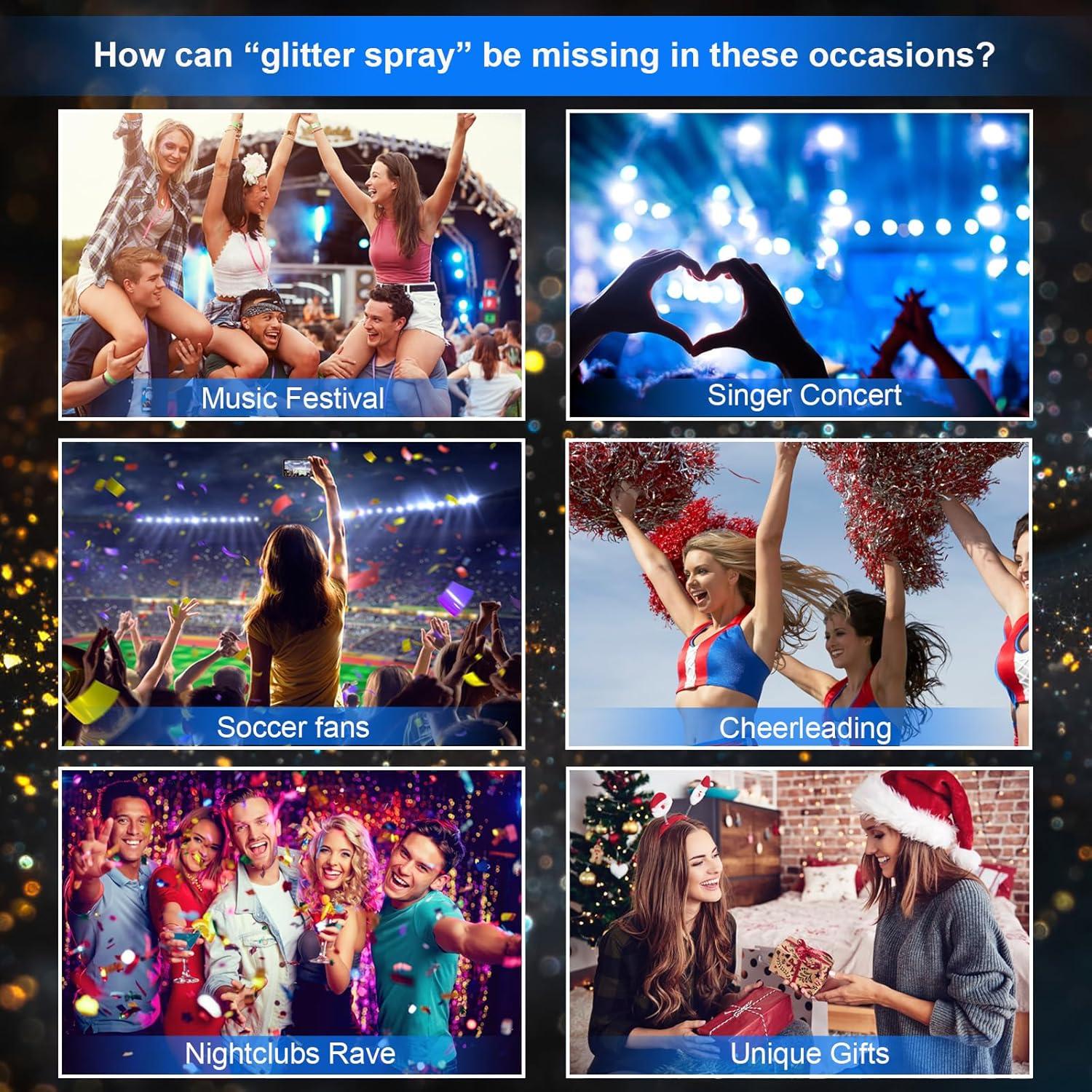 Spray Brillante Temporal Lezero 56.7ml para Cuerpo y Cabello