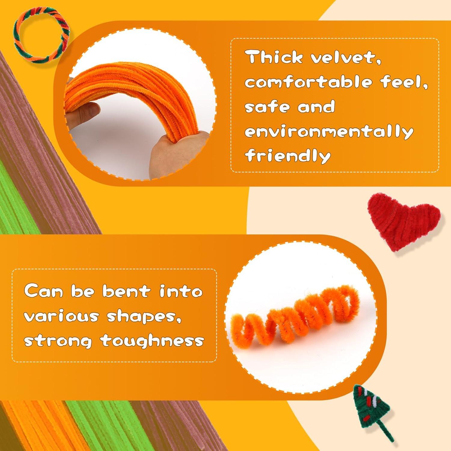 Juego de 240 Limpiapipas Chenille Yizzvb6851 4 Colores