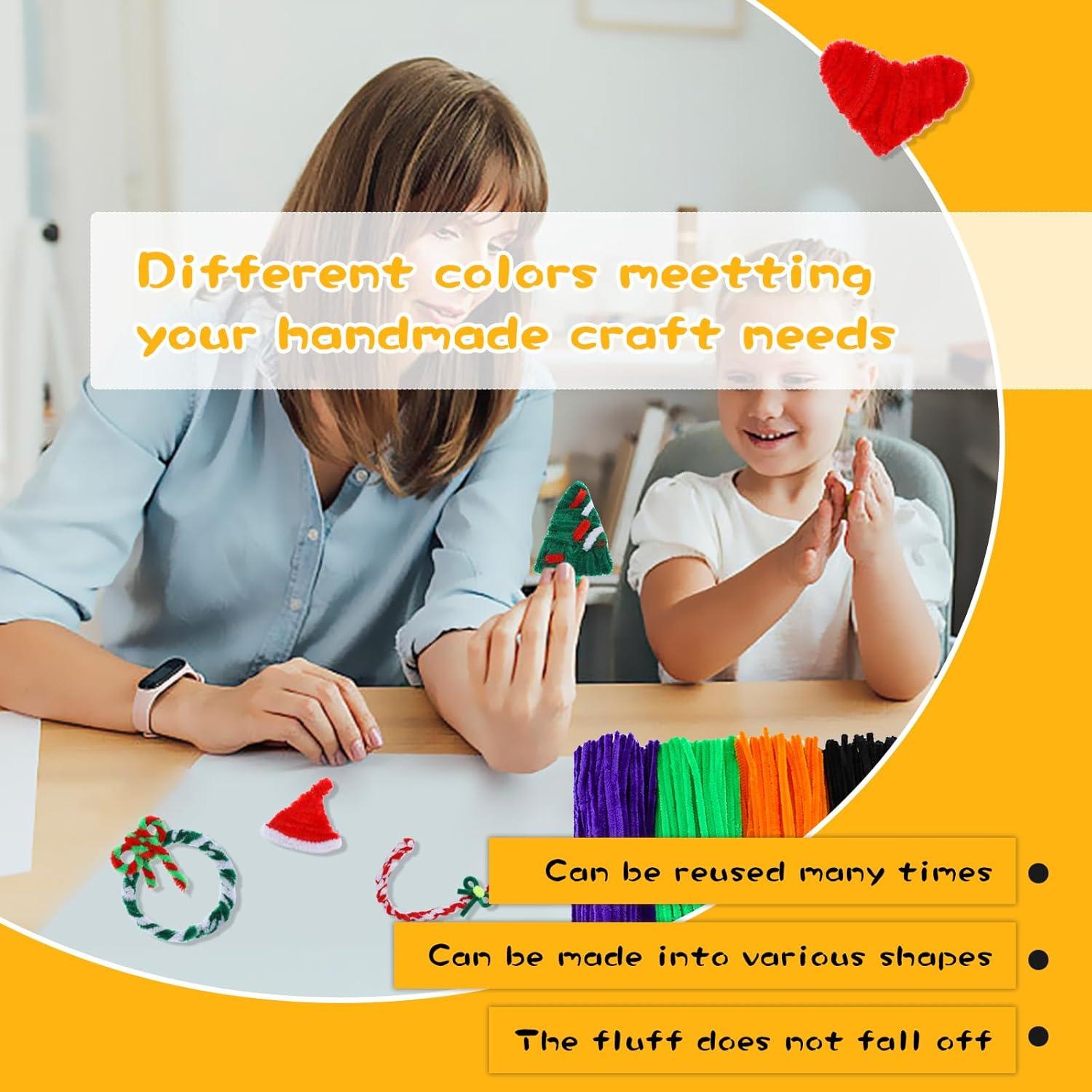 Juego de 240 Limpiapipas Chenille Yizzvb6851 4 Colores