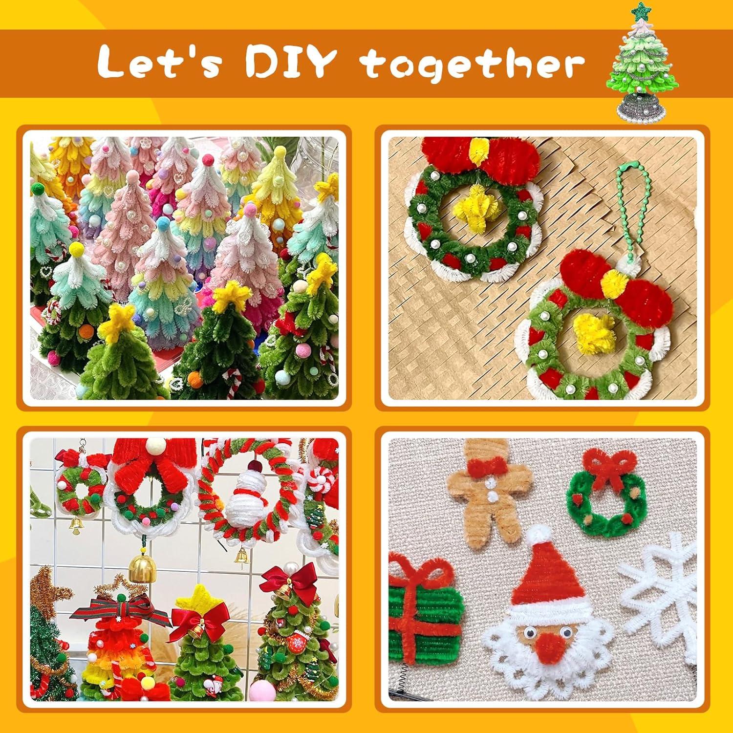 Juego de 240 Limpiapipas Chenille Yizzvb6851 4 Colores