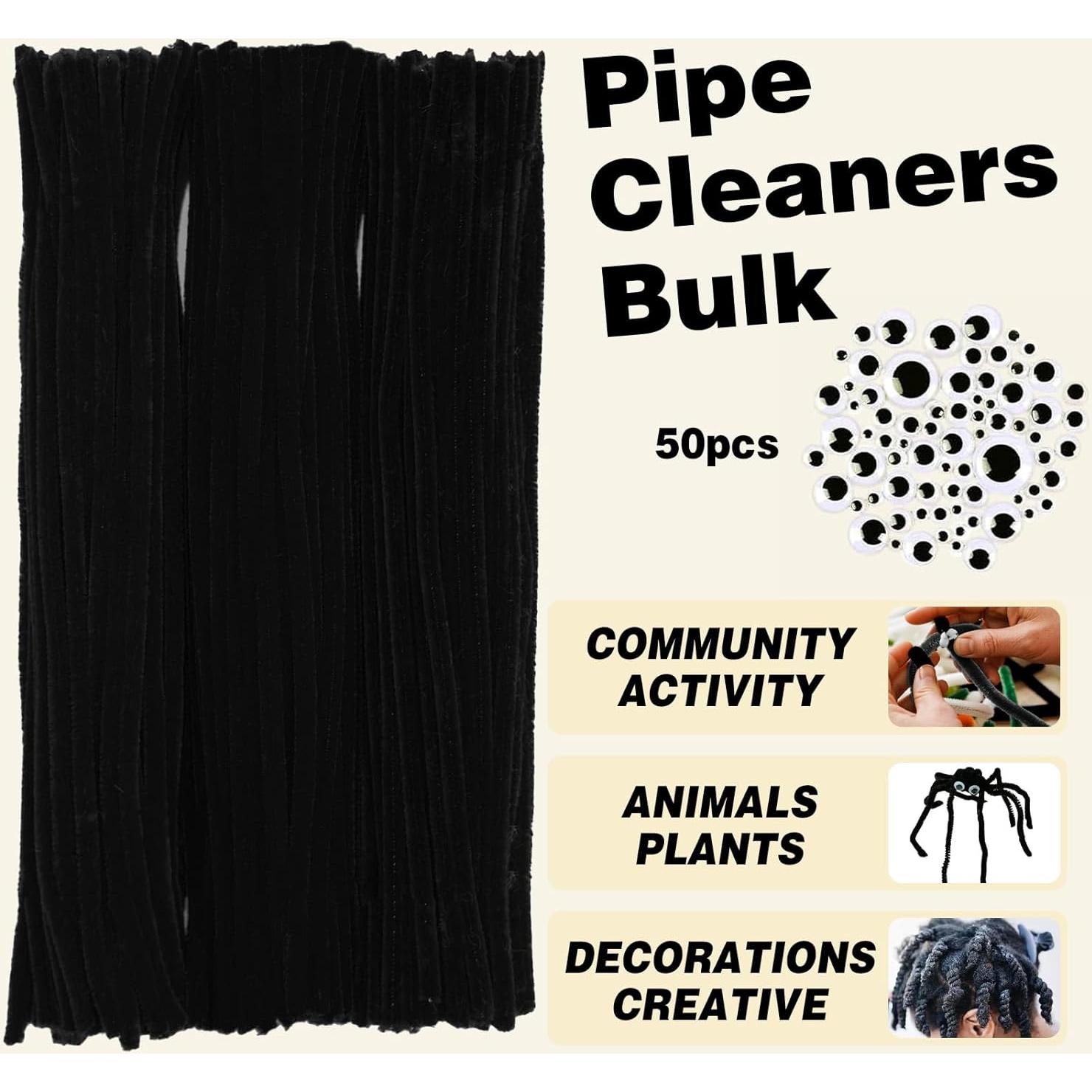 Kit de Manualidades URSDIART 350pcs Limpiadores Tubos 30cm