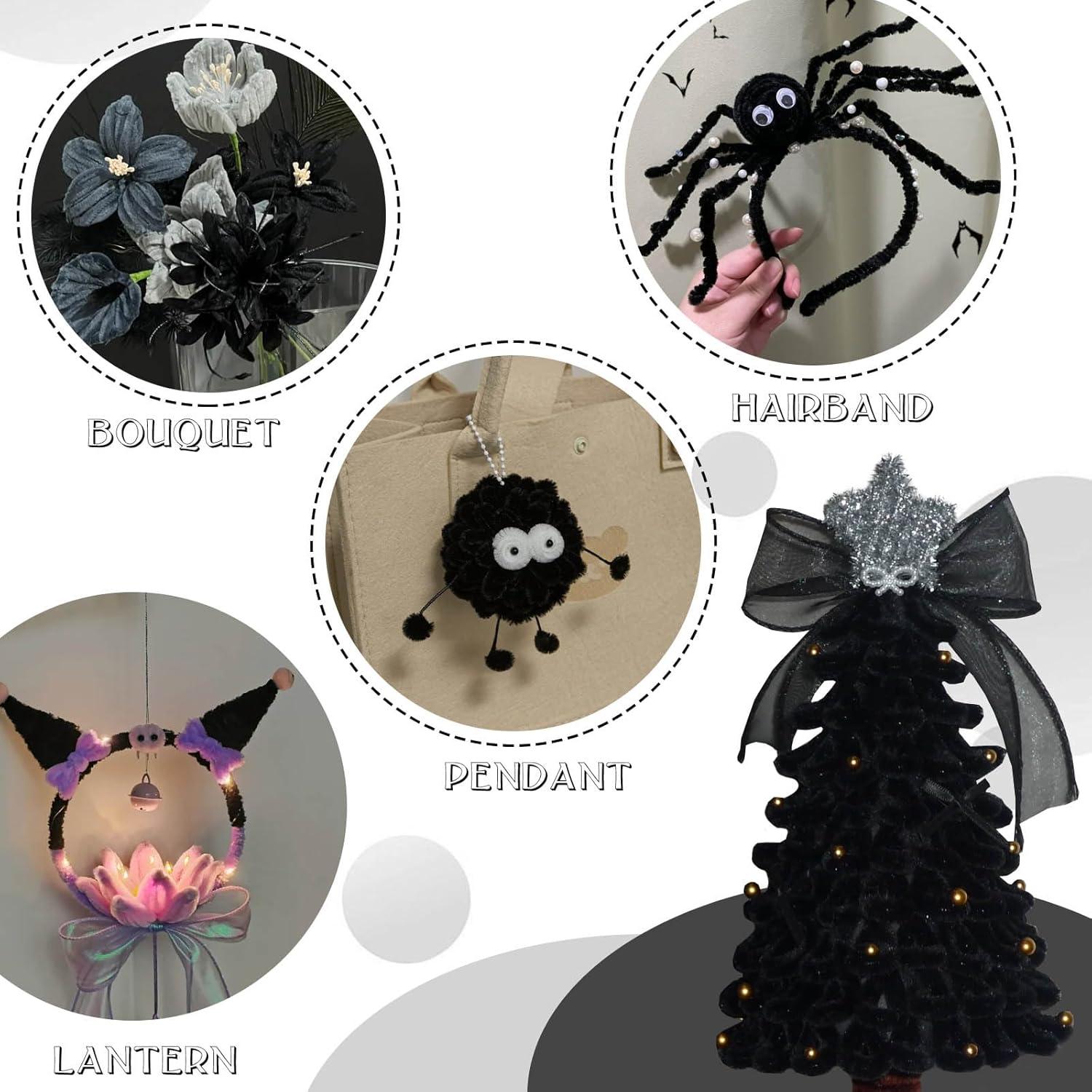 Kit de Manualidades URSDIART 350pcs Limpiadores Tubos 30cm