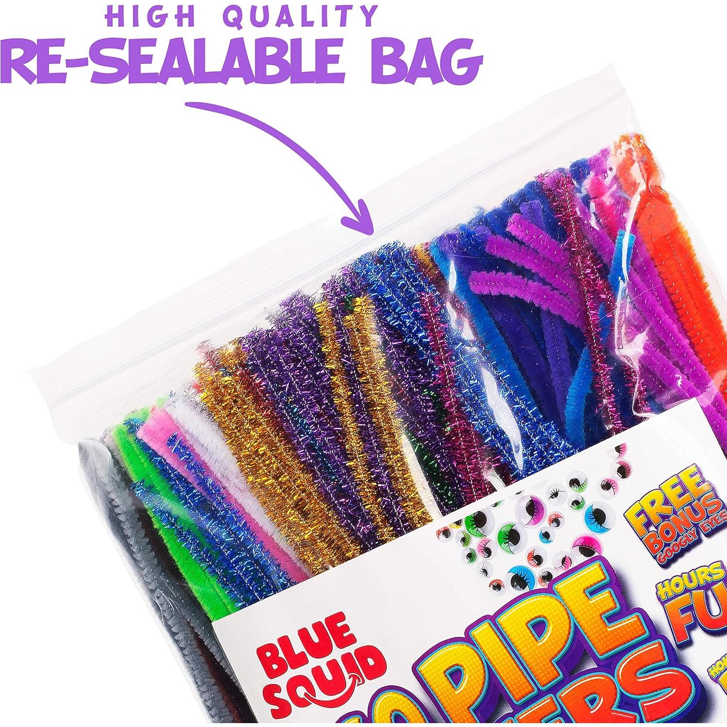 Set de Manualidades Blue Squid 460 Piezas Limpiapipas Chenille