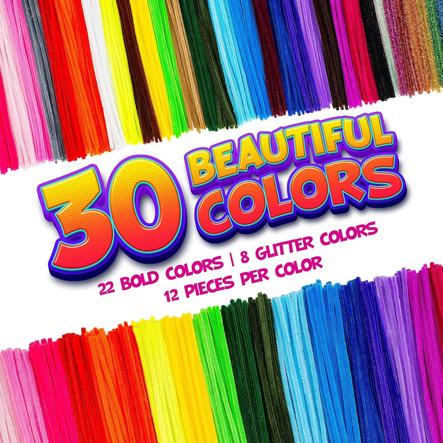 Set de Manualidades Blue Squid 460 Piezas Limpiapipas Chenille