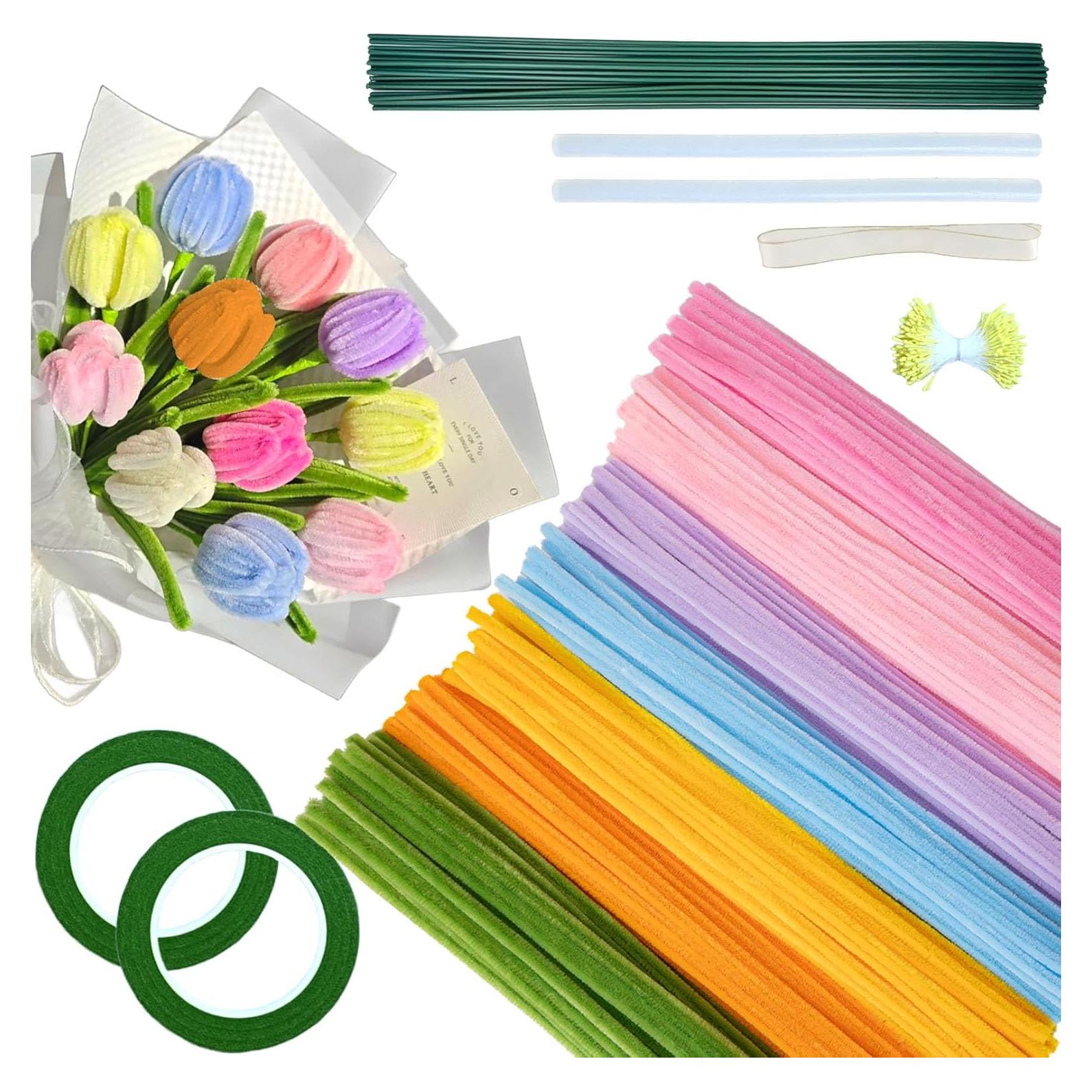 Kit de Limpiapipas Coloreados 400 pcs Chinystyle Manualidades
