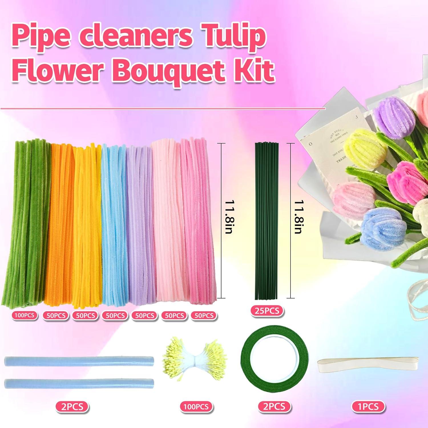 Kit de Limpiapipas Coloreados 400 pcs Chinystyle Manualidades