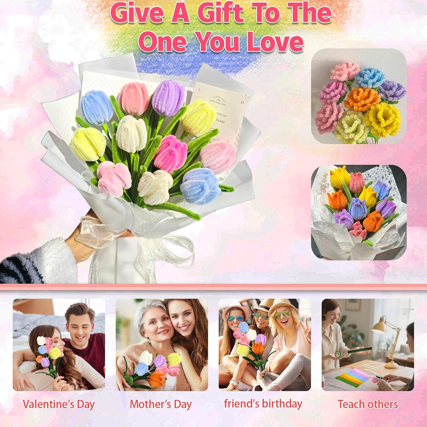 Kit de Limpiapipas Coloreados 400 pcs Chinystyle Manualidades