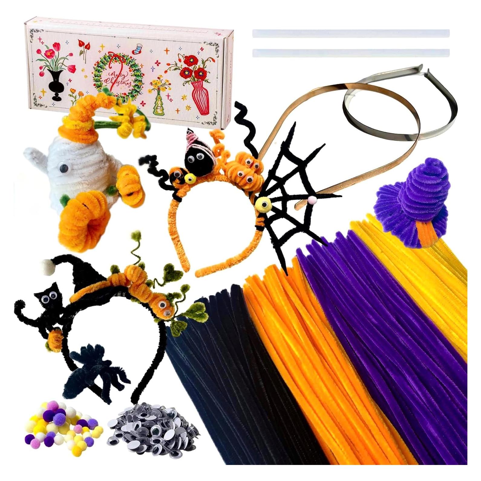 Juego de Limpiapipas de Halloween JollyPetal&Twig 200 Piezas