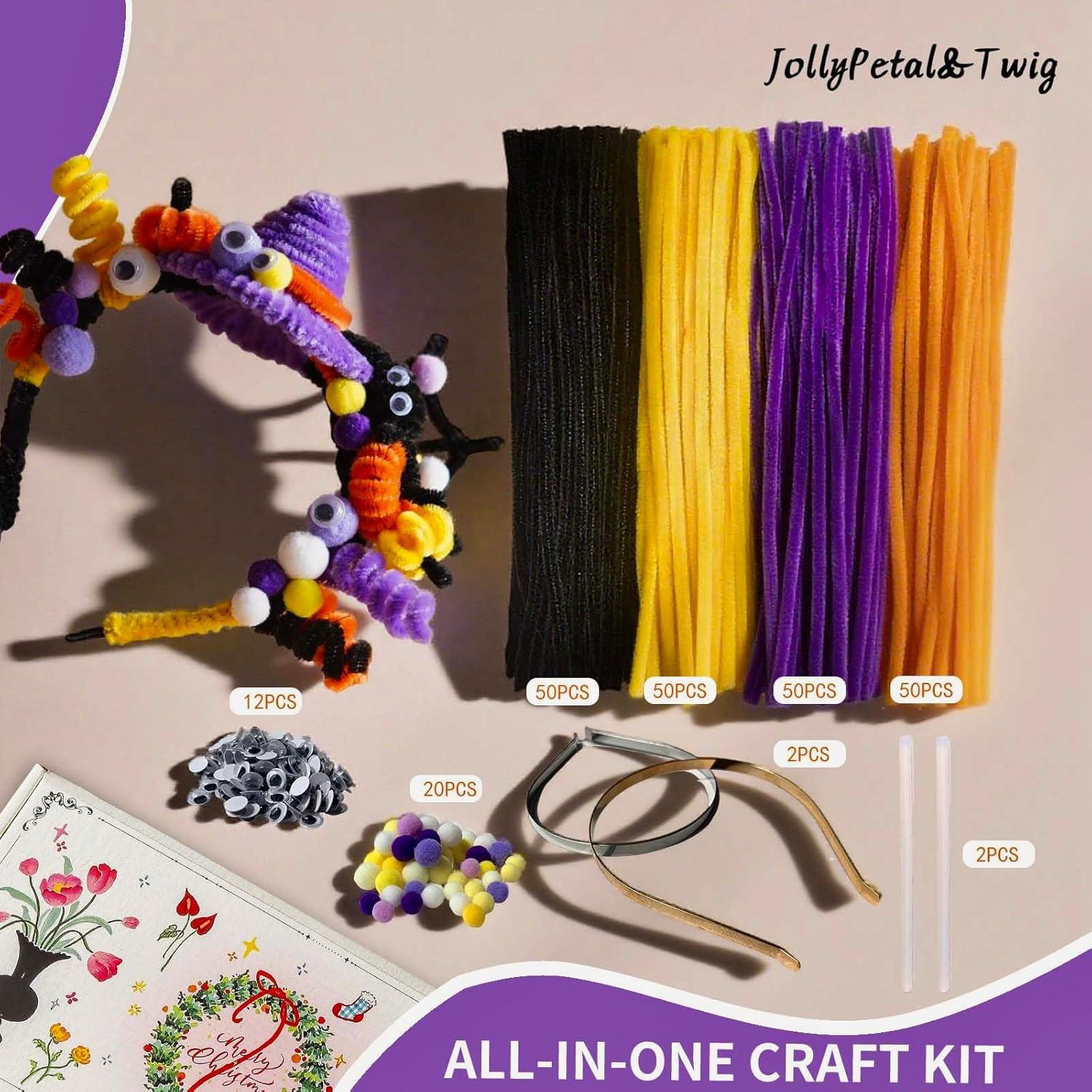 Juego de Limpiapipas de Halloween JollyPetal&Twig 200 Piezas