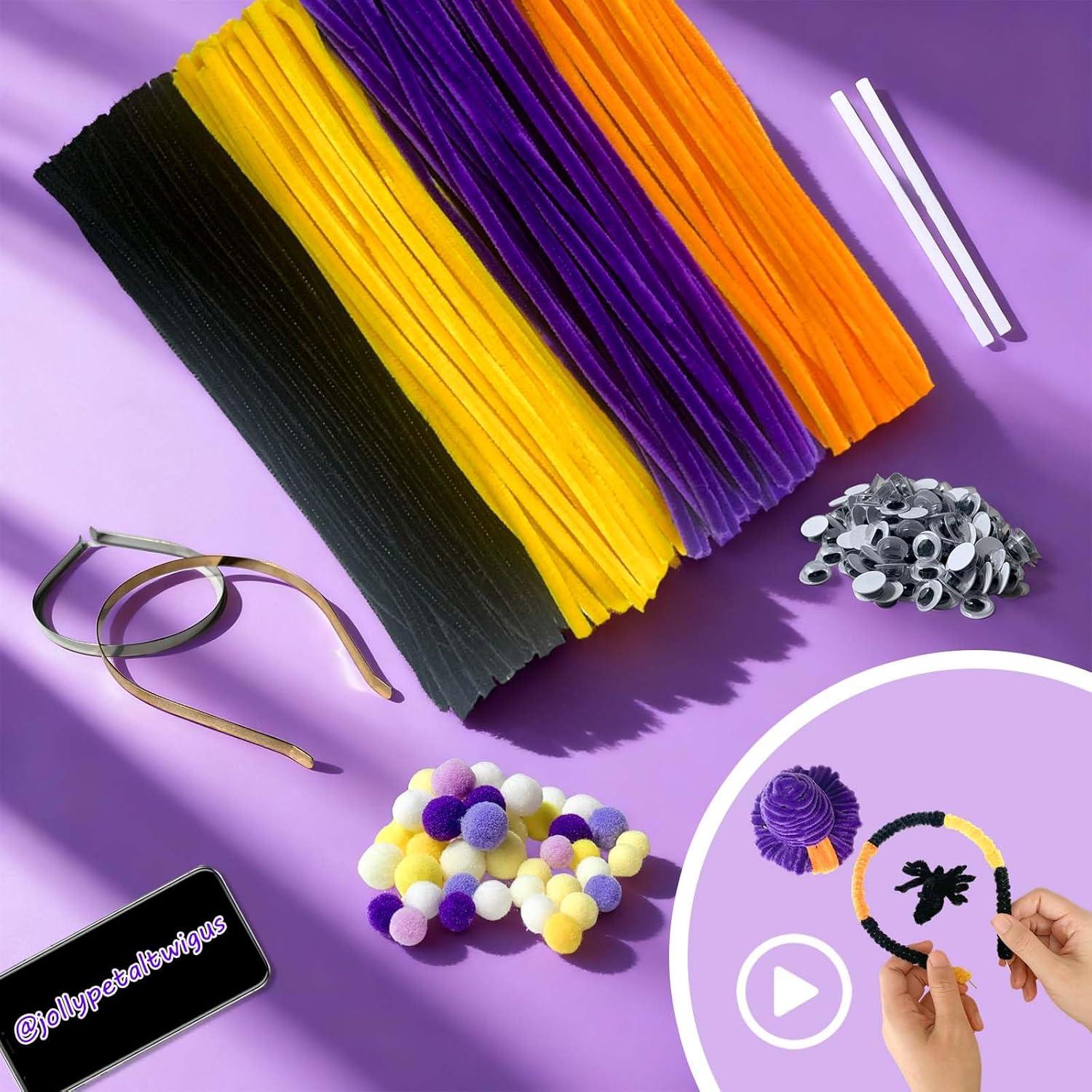 Juego de Limpiapipas de Halloween JollyPetal&Twig 200 Piezas