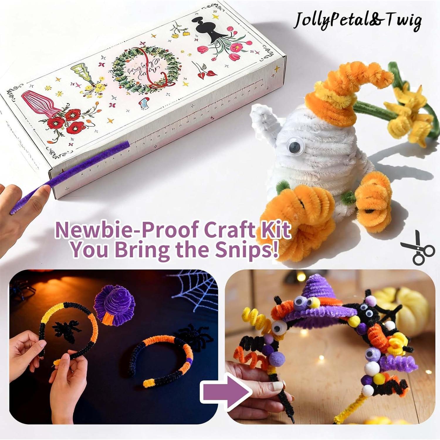 Juego de Limpiapipas de Halloween JollyPetal&Twig 200 Piezas