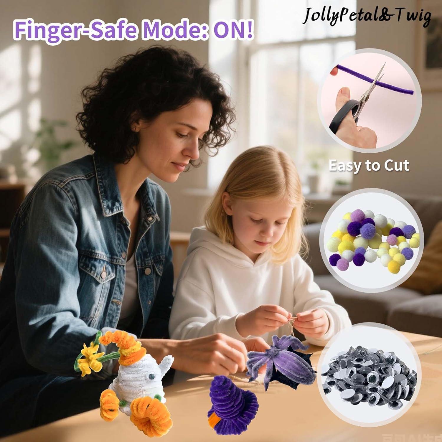 Juego de Limpiapipas de Halloween JollyPetal&Twig 200 Piezas