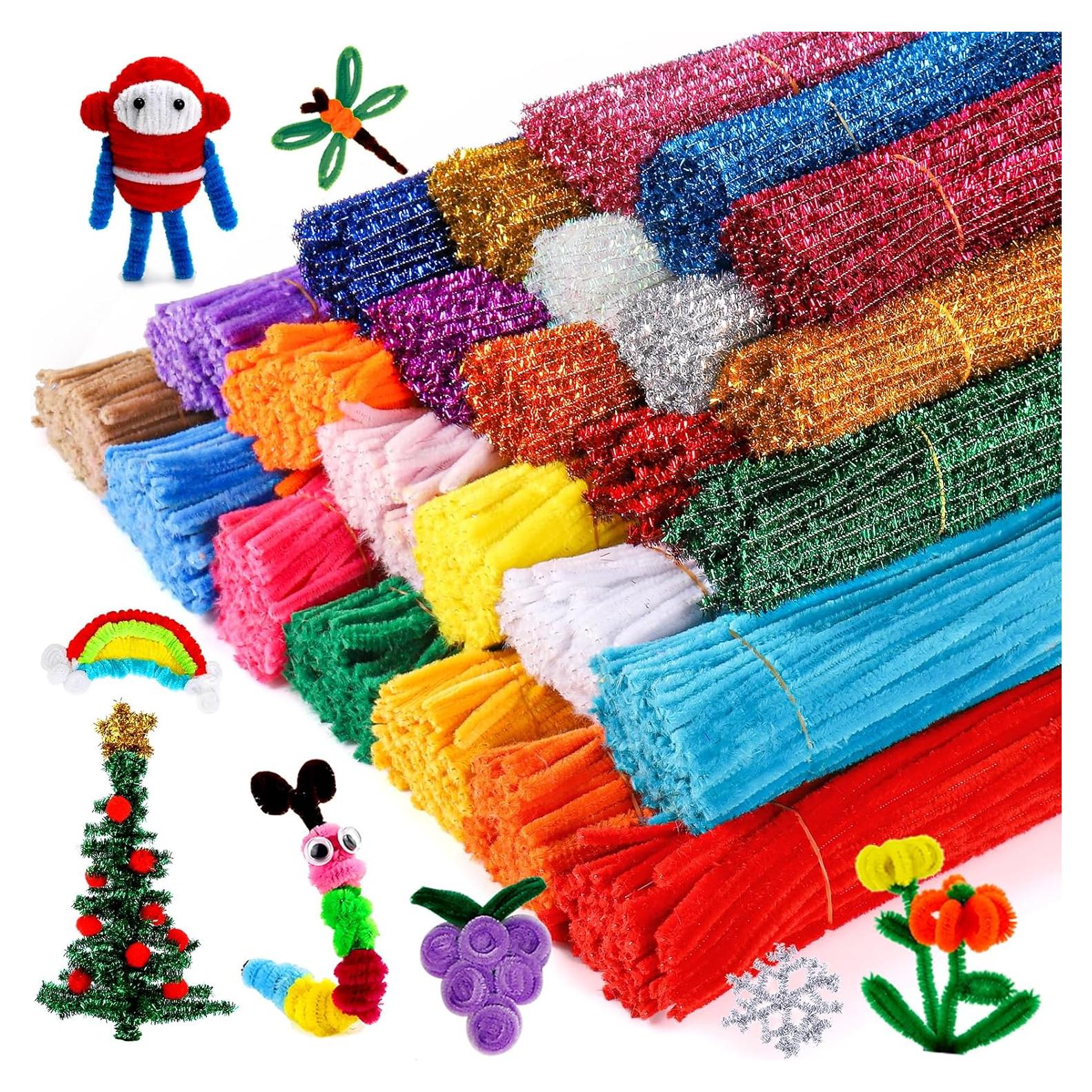 Limpiapipas Caydo 2500 Piezas 25 Colores 6 mm x 30 cm