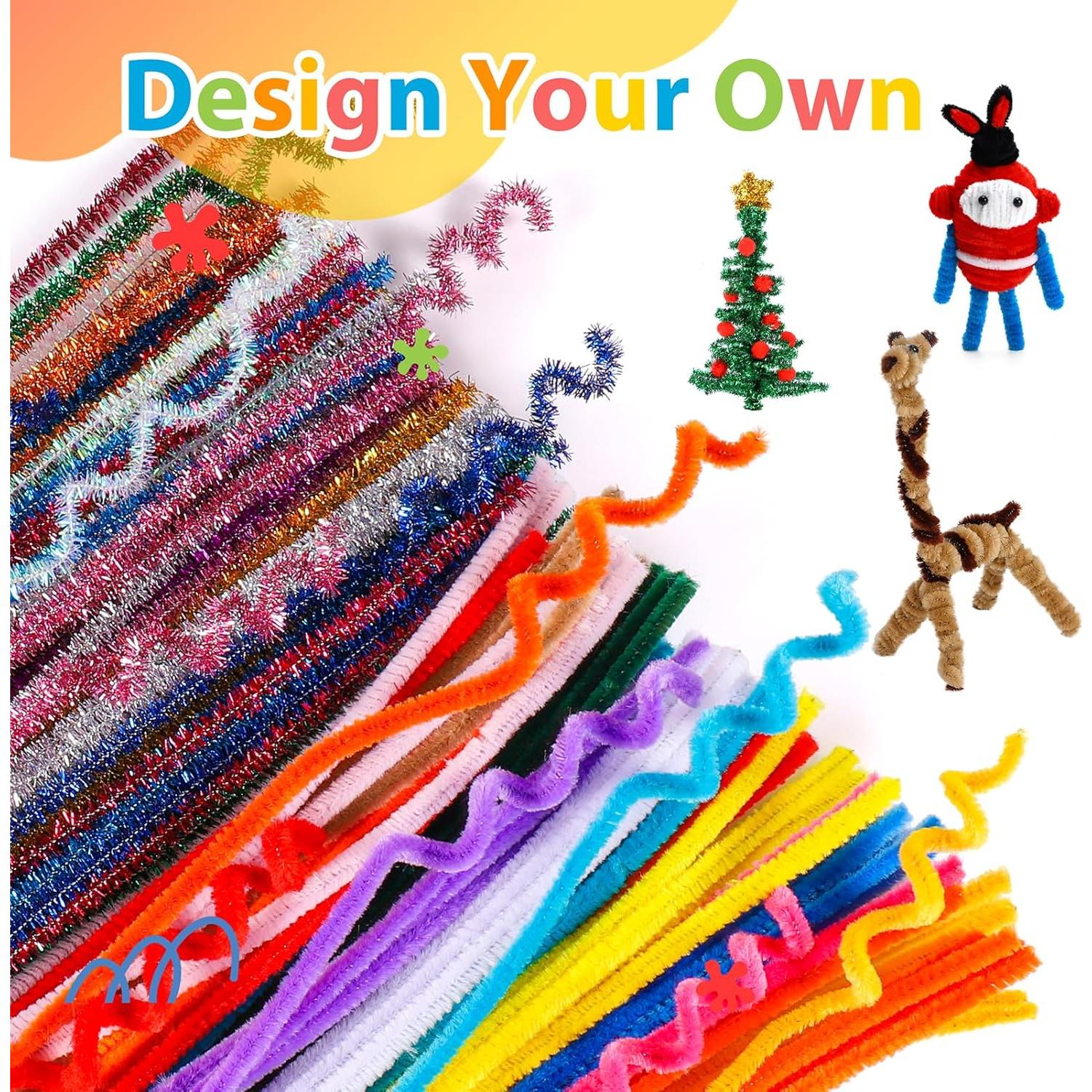 Limpiapipas Caydo 2500 Piezas 25 Colores 6 mm x 30 cm