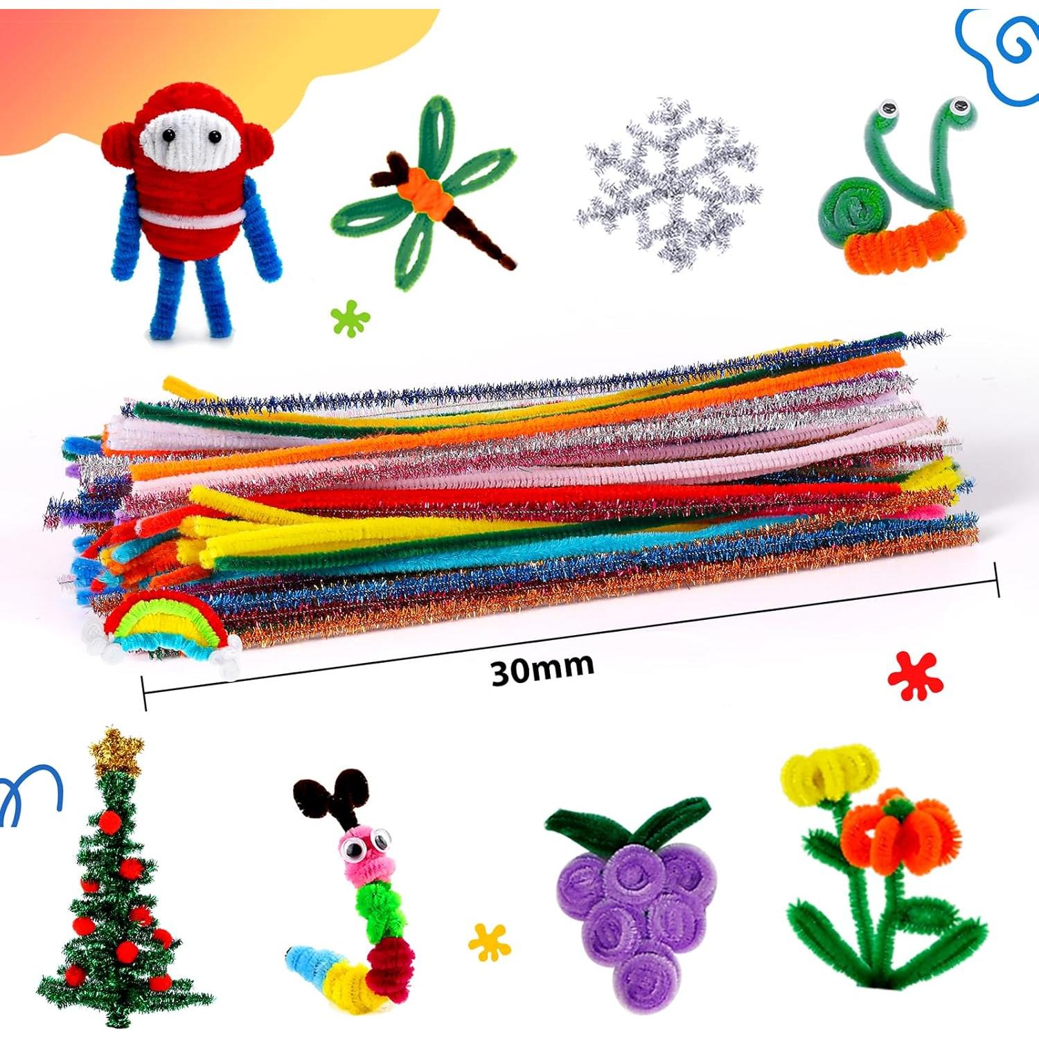 Limpiapipas Caydo 2500 Piezas 25 Colores 6 mm x 30 cm