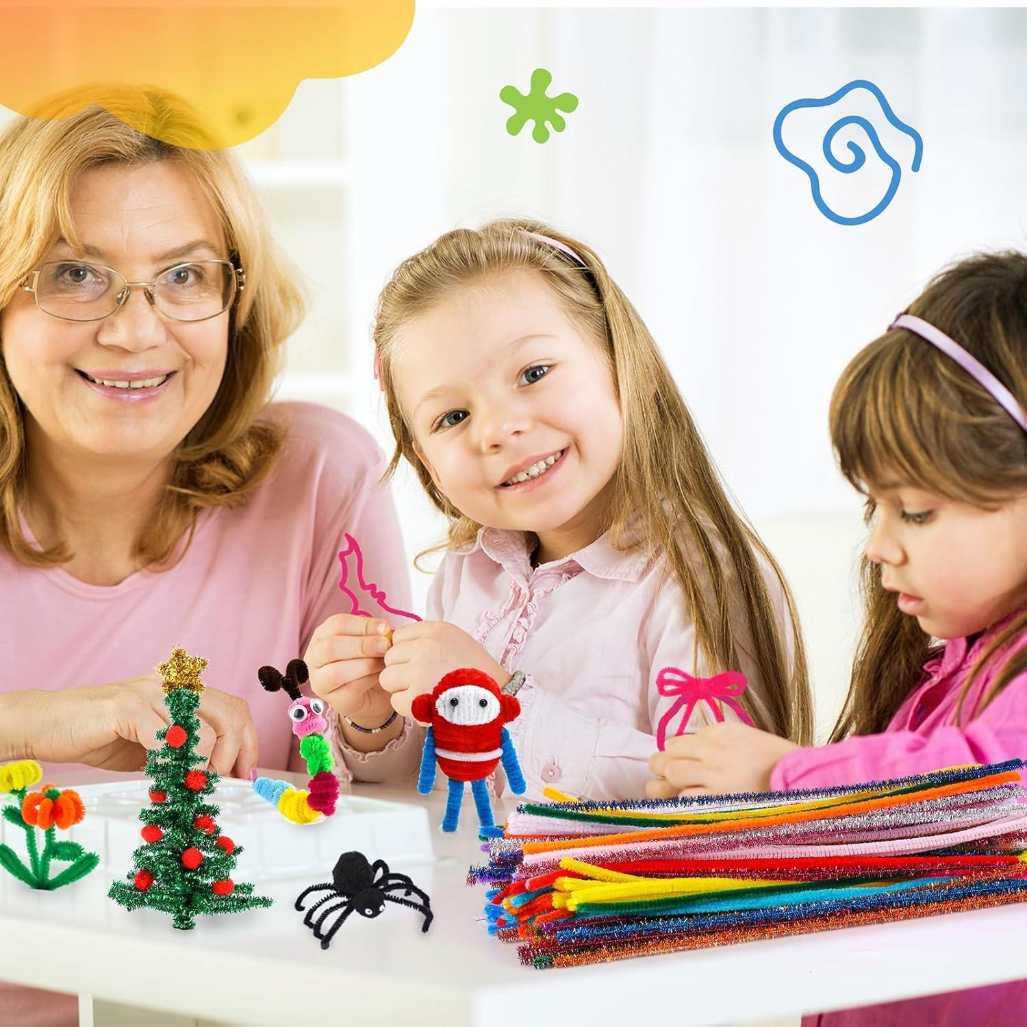 Limpiapipas Caydo 2500 Piezas 25 Colores 6 mm x 30 cm