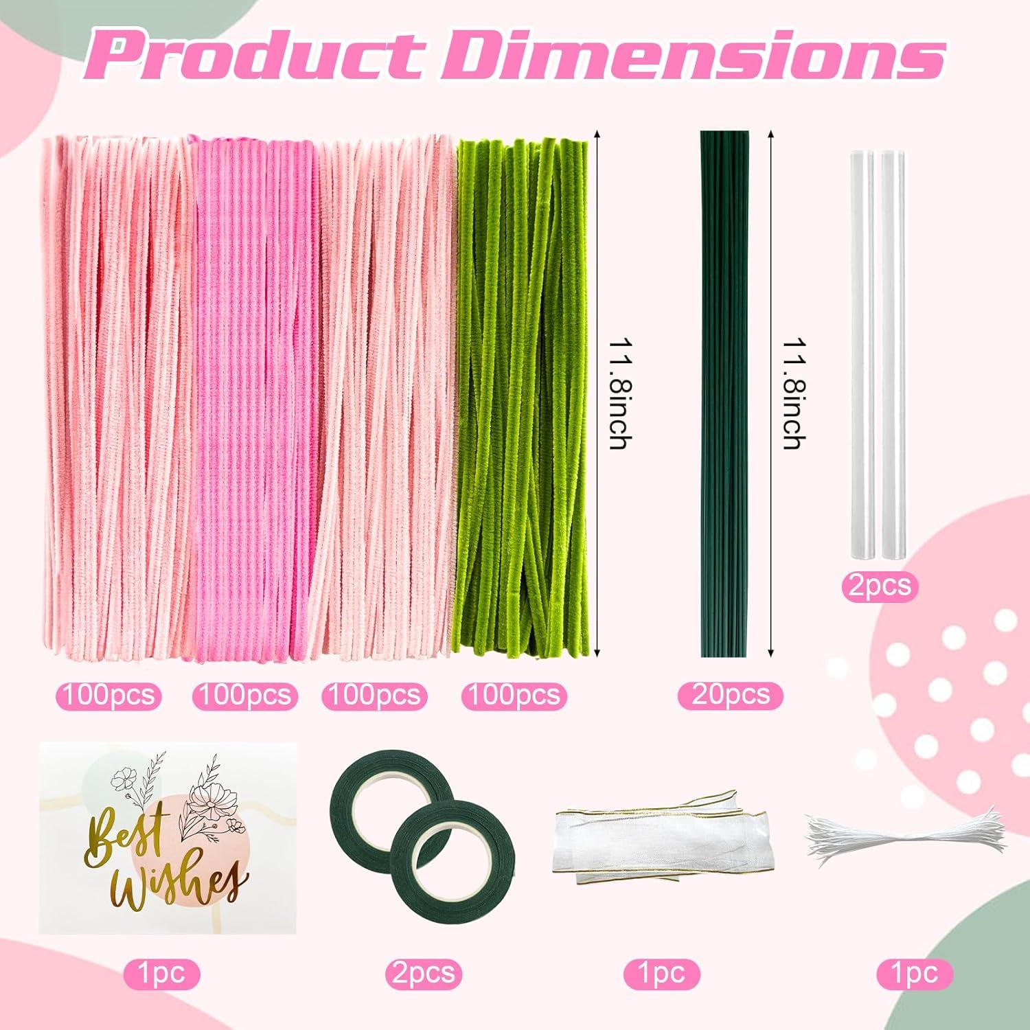 Kit de Limpiapipas BOMODOTA 400 Piezas para Manualidades